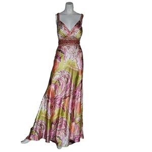 RONNY‎ BODARTH  NB COLORFUL HAND BEADED DRESS SIZE MEDIUM